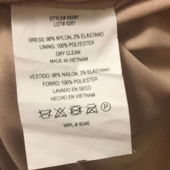 INC geometric sleeveless lace white mini women’s  dress size 14 plus size NWT - Picture 5 of 7